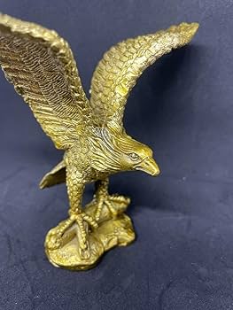 Rickです 金の鷹、純金塗装の鷹、24KGP鷹の額、金属工芸、風水額、 Rick様専用です 金の鷹、純金塗装の鷹、24KGP鷹の額、金属